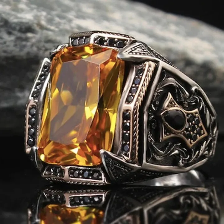 Retro%20Handmade%20Islamic%20Men%20Ring%20Vintage%20Turkish%20Double%20Swords%20Yellow%20Red%20CZ%20Stone%20Ring%20Punk%202022%20Trendy%20Religious%20Muslim%20Jewelry%20-%20Image%202