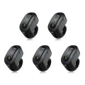 5X 2.4GHz Rechargeable Wireless Presenter Finger Ring with Red Light USB Presentation Remote for Win 10 8 Point. 