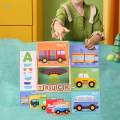 Wooden Educational Abc Puzzle Alphabet Matching Puzzle for Preschool Kids.