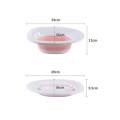 Sitz Bath Toilet Bidet Tub with Flusher for Postpartum Care White Pink. 