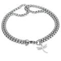 Charm Bracelet Fashion Box Chain Bracelet for men.