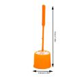 Thick Plastic Long Handle Toilet Brush Bathroom Cleaning Brush with Base. 