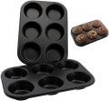 Baking Pan 6 Cup Non-Stick Cake Mold Cupcake Tray Bakeware Tool.