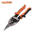 Harden 10" Aviation Snips Straight Head ( Professional & Industrial ) Chrome Vanadium Straight Aviation Tin Snip Head High quality alloy steel cutting aviation scissor snip Straight cut 570103. 