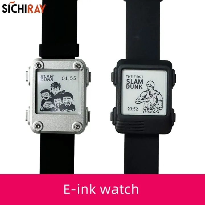ESP32 E-ink Display Smart Watch Adjustable DIY Dial 3D Printer CNC Cases Customizable Connect With Bluetooth And Wi-fi Developer