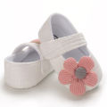 【Hengli jewelry story】(NEW)Cute Flower Soft Sole Non-Slip Prewalker Princess Shoes for Kids Baby oddler irls.