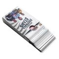 55Pc World Football Stars Silver Waterproof Plastic Cards - 54 Pieces Silver FIFA Card. 