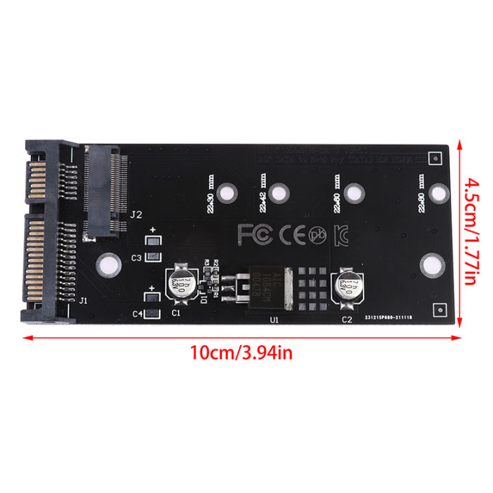B+M%20key%20M.2%20ngff%20ssd%20to%20m.2%20sata%203%20raiser%20m.2%20to%20sata%20adapter%20expansion%20card%20-%20Image%203