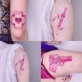 Powerpuff Girls Tattoo Sticker Waterproof Long Lasting Girl Arm Cartoon Cute Sticker Pattern Coloring Book.