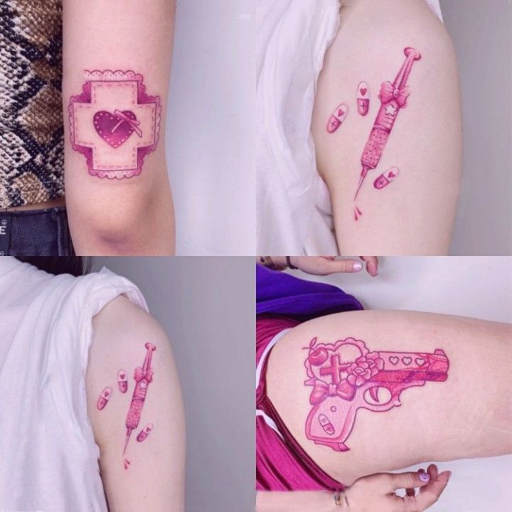 Powerpuff%20Girls%20Tattoo%20Sticker%20Waterproof%20Long%20Lasting%20Girl%20Arm%20Cartoon%20Cute%20Sticker%20Pattern%20Coloring%20Book%20-%20Image%202
