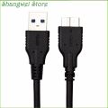 SuperSpeed USB 3.0 Cable A to Micro B For Hitachi/WD/S-eagate/Toshiba/Samsung External Hard Drives And For Samsung Galaxy Note 3. 