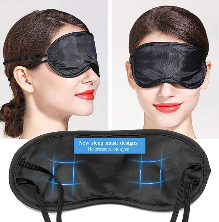 2Pcs%20Eye%20Mask%20Black%20Shade%20Blindfold%20Eye%20Patch%20Night%20Economic%20Sleep%20&%20Snoring%20-%20Black%20-%20Image%202