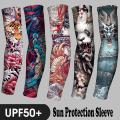 1PCS 2024 New Men Long Warmers Summer Tattoo Sleeves Sun Protection Cover Outdoor Gloves Driving Ice Silk Arm Sleeves Women. 