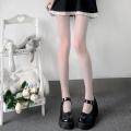 Women Tights Summer Black White Stockings High Waist Lolita Pantyhose Thigh High Anime Cosplay Costumes Accessories.