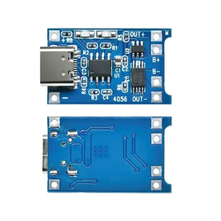 TP%204056%20C%20Type%20USB%20Type%20C%20USB%205V%201A%2018650%20TP4056%20Lithium%20Battery%20Charger%20Module%20Charging%20Board%20with%20Protection%20Dual%20Functions%201A%20Li-ion%20-%20Image%204