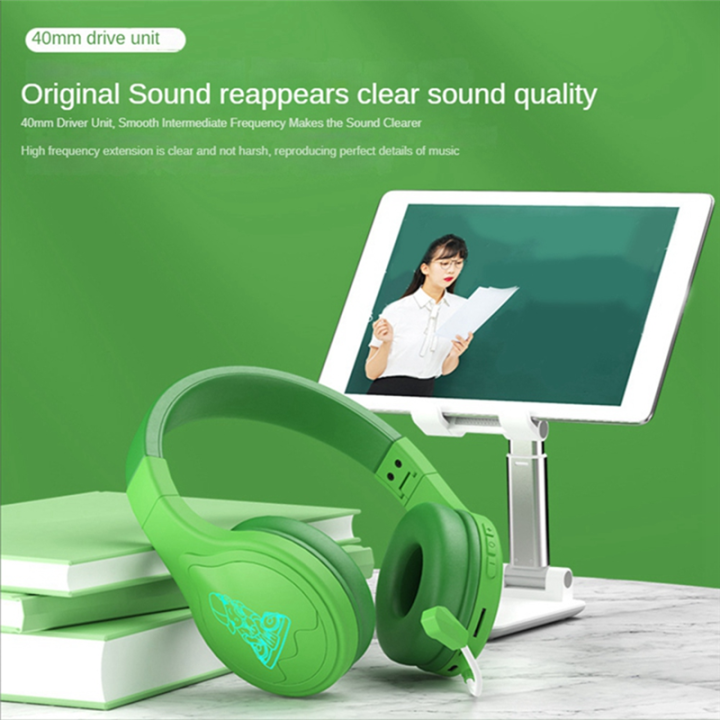Bluetooth%20Headset%20Silicone%20with%2085DB%20Volume%20Limited%20Hearing%20Protection%20Headphones%20Without%20Microphone%20Green%20-%20Image%205