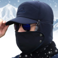 3 in 1 Winter Cap Hat for Men and Women Fur Warm Windproof Cap (Adjustable) Outdoor Velvet Fishing Skiing Base ball Cap Hats.