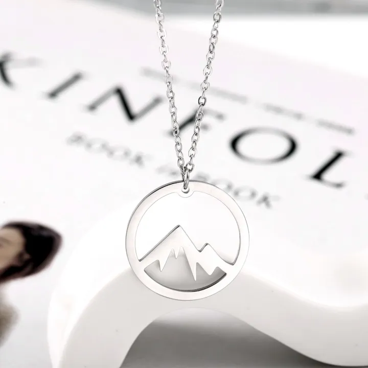 Dainty%20Non%20Tarnish%2018K%20Gold%20Silver%20Plated%20Stainless%20Steel%20Women%20Circle%20Peak%20Mountain%20Range%20Pendant%20Necklace%20Jewelry%20-%20Image%207