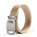 Men's new imitation nylon iron toothless belt cross-border foreign trade stall Douyin e-commerce.