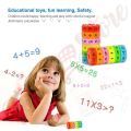 Magnetic Arithmetic Learning Toys, Intelligence Brain Developing Toy Math Blocks Game Educational Toys for Children Gifts (1 set, 6 Pieces). 