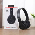P47 Wireless Bluetooth Headphone Stereo Earphone with SD Card Slot. 