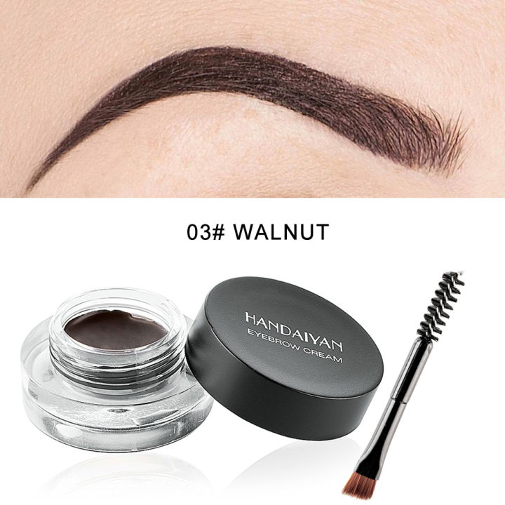 Waterproof Eyebrow Cream Professional Eyeliner Eyebrow Gel High Brow Tint Black Eye Brow Makeup Tools