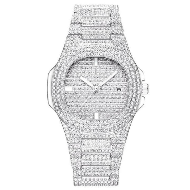 Women Watch Top Brand Quartz Full Diamond Stainless Steel Ladies Golden Fashion Lucury Wristwatch Waterproof Girls Female Gift