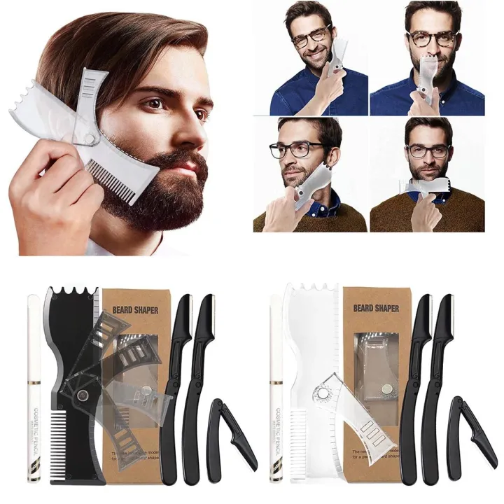 Beard%20Stencil%20Guide%20Adjustable%20Face%20Hair%20Shaver%20Mustache%20Trimming%20Set%20Practical%20Facial%20Hair%20Template%20Non-slip%20Beard%20Shaper%20Tools%20-%20Image%202