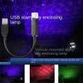 Romantic LED Car Roof Star Night Light Projector Atmosphere Galaxy Lamp USB Decorative Lamp Adjustable Car Interior Decor Light.
