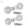 100x Shade Net Clips Shade Cloth Clips Round Fixing Buckle Tightener Reusable Shade Netting.