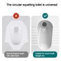 【High Cost-Performance】 Durable Anti-Odor Squatting Pan Anti-smell Plug white Plastic Squatting Pit Smell Stopper Deodorize Prevent Sewage Overflow Anti-blocking Cover Bathroom Squat Toilet.