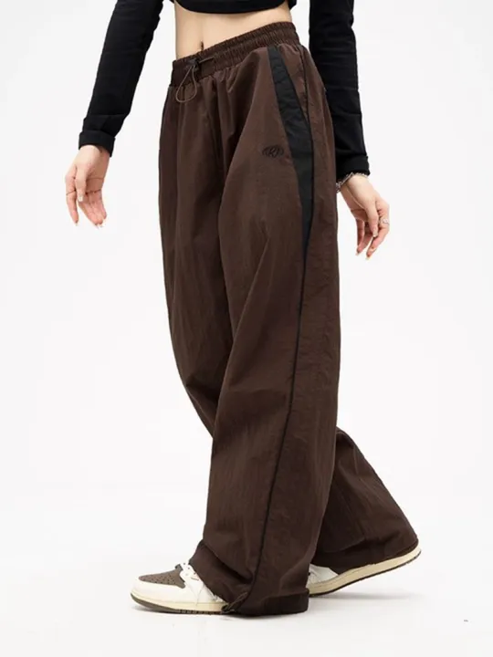 Y2k%20Women%20Wide%20Leg%20Cargo%20Pants%20Casual%20Streetwear%20Loose%20Drawstring%20Trousers%20Drawstring%20Sweatpants%20Female%20Vintage%20Baggy%20Joggers%20-%20Image%204