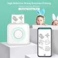 Mini printer Sadakalo Photo Printer Wireless Bluetooth Thermal Printer Photo Label Sticker Printer, C15. 