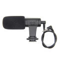 AY-49 Remote Control Vlogging Video Making Kits Microphone LED Fill Light Mini Tripod.