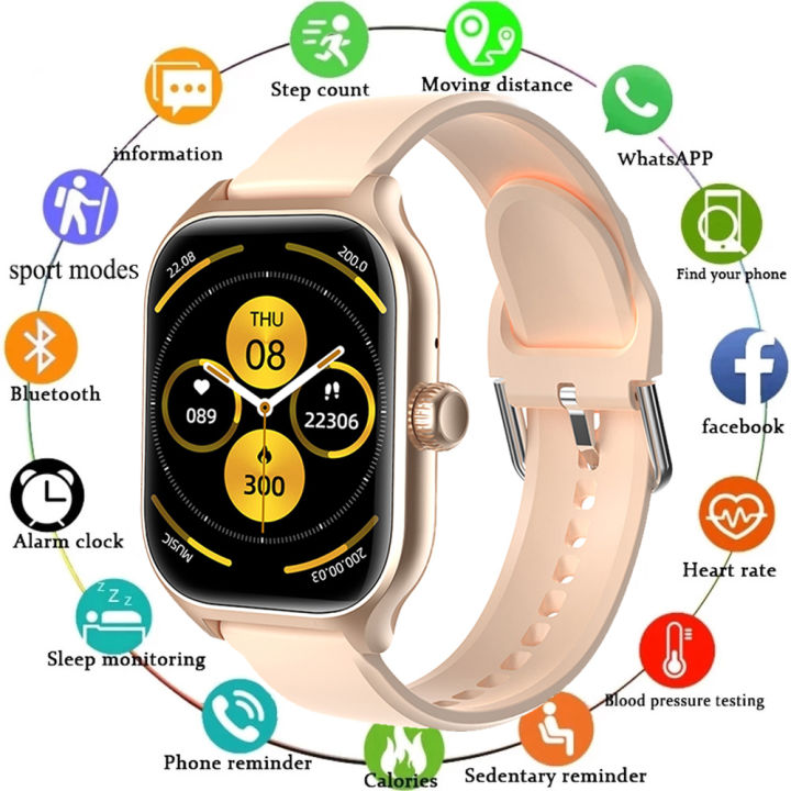 2023 New GT4 PRO Smartwatch Women Sport Heart Rate Fitness Tracker Bracelet Watch Bluetooth Call Smart Watch Men For Android IOS