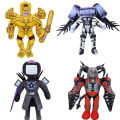 New Skibidi Toilet Titans TV Man Speakerman Cameraman Plush Toy Titans Drill Man Clock Speaker Man Camera Man Plushie Soft Toy. 