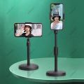 360 Rotate Phone Holder Stand For Live Streaming - Mobile Stand -black. 