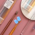 10 Pcs Portable Brushes Cap Cases Covers Toothbrush Holder Home World Tourism Camping (Random Color). 