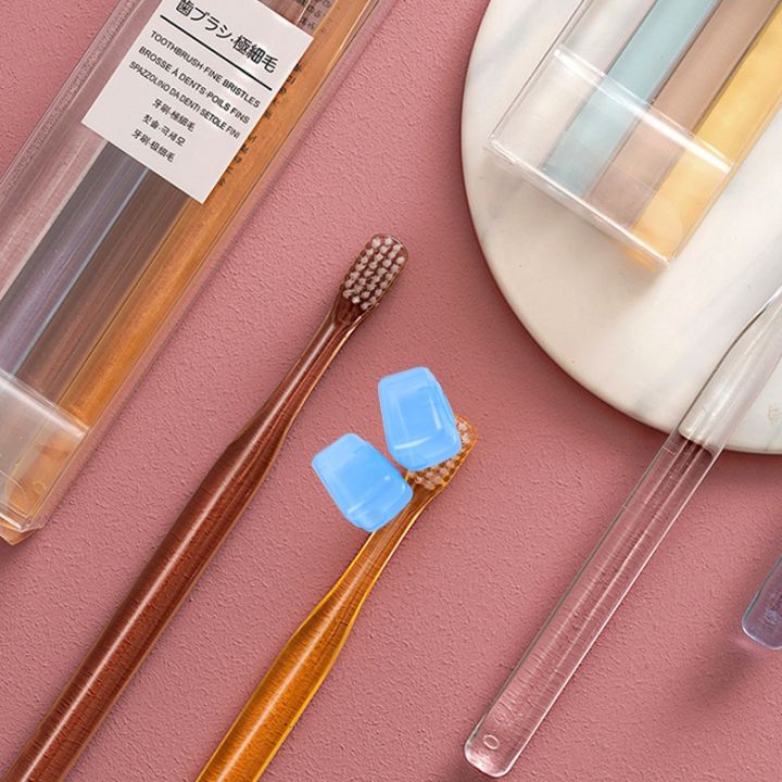 10%20Pcs%20Portable%20Brushes%20Cap%20Cases%20Covers%20Toothbrush%20Holder%20Home%20World%20Tourism%20Camping%20(Random%20Color)%20-%20Image%208
