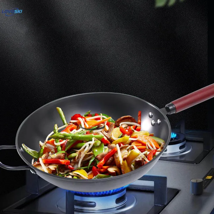 Kitchen%20Frying%20Pan%20Long%20Handle%20Cookware%20with%20Lids%20for%20Food%20Beef%20Vegetable%20-%20Image%206