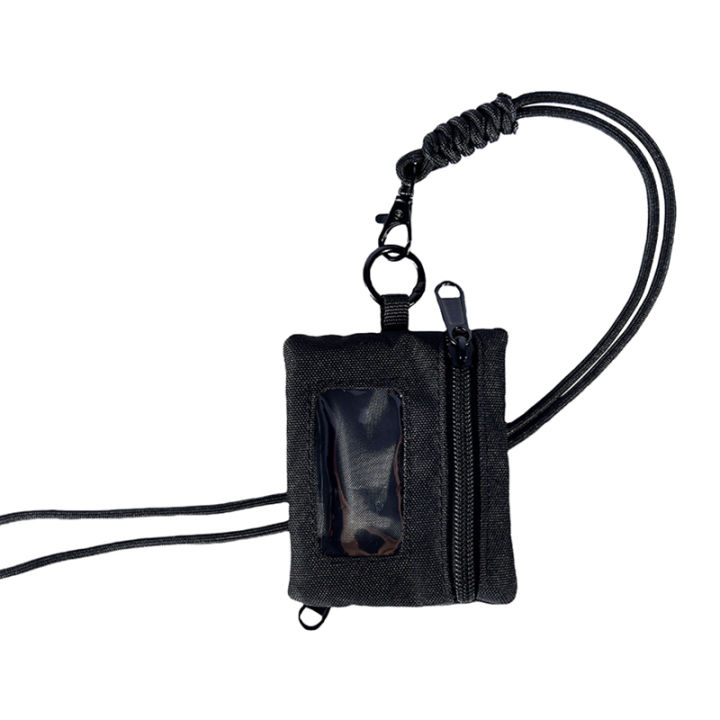 Lwuey EDC Molle Pouch Wallet - Nylon Tactical Organizer With Carabiner, Compact For Keys, Cards, Gear
