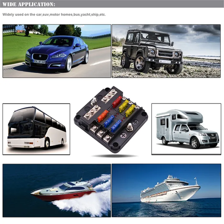 Waterproof%20Fuse%20Block%20Negative%20Bus%20Fuse%20Box%20Waterproof%20Boat%20Fuse%20Panel%20with%20LED%20Warning%20Indicator%20Proof%20Cover-6%20Circuits%20with%20Negative%20Bus%20Fuse%20Box%20-%20Image%207