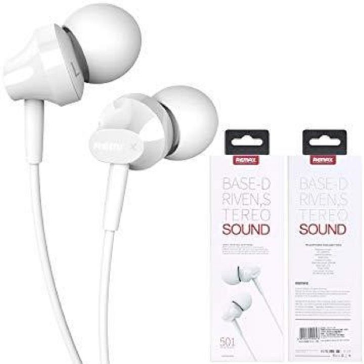 Remax RM-501 Base Driven Stereo Sound Earphone | Daraz.com.bd