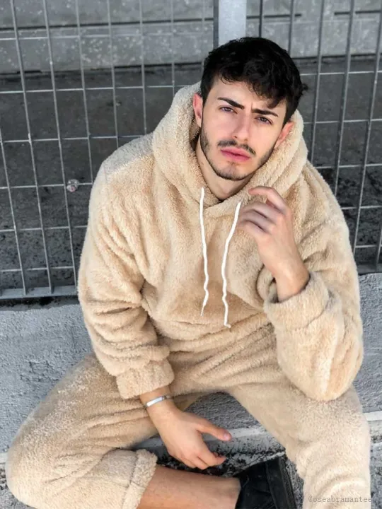 ZAFUL%20Men's%20Hoodie%20Outfit%20Solid%20Fluffy%20Fleece%20Sweatshirts%20with%20Trouser%20Two%20Piece%20Set%20Fall%20Winter%20Streetwear%20Hooded%20Hoodie%20Suits%20-%20Image%205