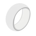 MECYLIFE Silicone Wedding Ring For Men Engagement Rubber Band Ring Fashion Men's Women's Silicone Ring.
