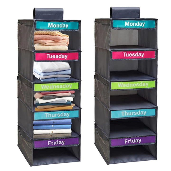 5-Shelf%20Weekly%20Clothes%20Organizer%20with%205%20Side%20Pockets%20Hanging%20Closet%20Organizer%20with%20Labeled%20Days%20Hanging%20Storage%20Shelves%20-%20Image%204