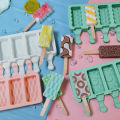 Ice Cream Mold Heat Resistant Smooth Surfe Ice-lolly Maker.