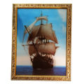 5D Ship on Ocean Wallpaper – Realistic Ocean Scene for Home Décor (334499) – Stunning Wall Art by TechLimb. 