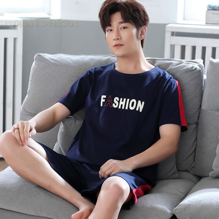 Summer%20Men%20Pyjamas%20100%25Cotton%20Cartoon%20Pajamas%20Set%20Casual%20Short%20Sleepwear%20Pyjamas%20Night%20Suits%20Pijamas%20Plus%20Size%204XL%20Homewear%20PJ%20-%20Image%205