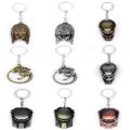【Mary DAI Store】HEYu Jewelry Horror Game Jewelry AVP Alien Mask Keychain Key Rings Metal Gaes Keyrings Holder Halloween Gift. 